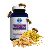 BLÜTENPOLLEN Bienenpollen 120 Kapseln GANZE Bee Pollen NATURAL Multi-Vitamin & Multi-Mineral SUPERFOOD. 100% Imkerqualität. OHNE ZUSATZSTOFFE.