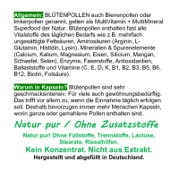 Blütenpollen - ganze Bienenpollen 720 (4x180) Kapseln