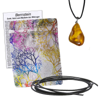 Bernstein Anhänger ca. 1cm mit Silberöse