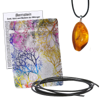 Bernstein Anhänger ca. 2,5cm mit Silberöse