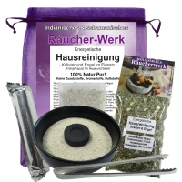 Räuchern & ausräuchern 6-tlg Räucherset für energetische Hausreinigung + Zubehör
