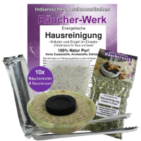 Räucherset 6-tlg Energetische Hausreinigung + grüne Onyx Schale