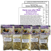 TOP 5 Reine Weihrauch Harze zum räuchern 5 x 50ml
