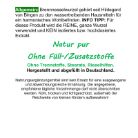 Brennnessel Wurzel Stinging Nettle Root 120 Pulver Kapseln Natur Pur