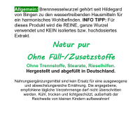 Brennnessel Wurzel Stinging Nettle Root 360 Pulver Kapseln Natur Pur