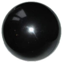 Schungit Shungit Kugel ca. 3cm + Sockel + Beschreibung & Täschchen