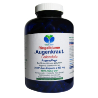 Ringelblume Sehkraft 360 Kapseln Augen-Vitamine Augenkraut Augenpflege Augendank Calendula - OHNE ZUSATZSTOFFE.