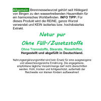 Brennnessel Wurzel Stinging Nettle Root 720 Pulver Kapseln Natur Pur