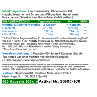 Knorpel & Gelenk Komplex 720 Pulver Kapseln