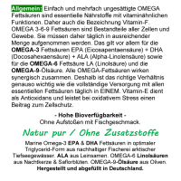 Omega 3-6-9 EPA + DHA + ALA - 480 (4x120) Softgel Kapseln