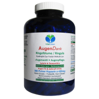 AugenVitamine AugenDank 360 Kapseln Ringelblume Lutein & Zeaxanthin Sehkraft Vitamine - Natürlicher Sehstärke Komplex für Augen und Makula - OHNE Zusatzstoffe.