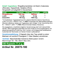 AugenVitamine AugenDank 720 Kapseln Ringelblume Lutein & Zeaxanthin Sehkraft Vitamine - Natürlicher Sehstärke Komplex für Augen und Makula - OHNE Zusatzstoffe.