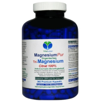 Magnesium Citrat 360 Pulver Kapseln organisches PREMIUM TRI-MAGNESIUMCITRAT. Elementar. OHNE ZUSATZSTOFFE. Schnelle Aufnahme. HOHE BIOVERFÜGBARKEIT. Nie mehr Magnesiummangel ►Dein täglicher Helfer für Muskeln, Nerven, Energie, weniger Müdigkeit.