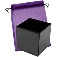 Schungit Shungit Würfel 7cm Energie SET + Täschchen 3-tlg SET