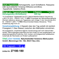 ASHWAGANDHA 720 Kapseln Resilienz-Adaptogen ►AYURVEDA Kraftquelle für Körper & Geist ►OHNE Zusatzstoffe! 3+1 GRATIS Angebot.