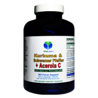 Kurkuma Schwarzer Pfeffer & Acerola 360 Kapseln
