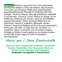 Kurkuma Schwarzer Pfeffer & Acerola 120 Kapseln