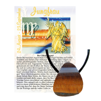 Tigerauge Glücksmagnet Anhänger gebohrt Jungfrau