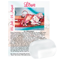 Bergkristall Glücksmagnet ca. 2-4cm Löwe