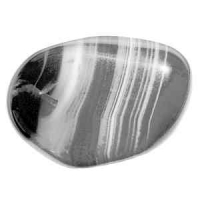 Streifenachat Schmeichelstein ca. 2-4cm