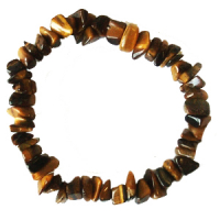 Tigerauge Monatsstein Splitter Armband Jungfrau