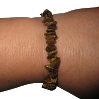 Tigerauge Monatsstein Splitter Armband Jungfrau