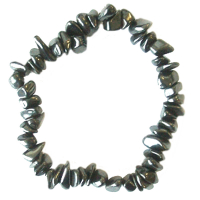 Hämatit Monatsstein Splitter Armband Skorpion