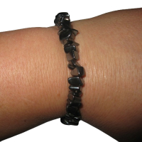 Hämatit Monatsstein Splitter Armband Skorpion