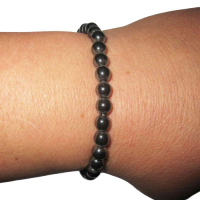 Hämatit 6mm Sternzeichen Kugelarmband Skorpion