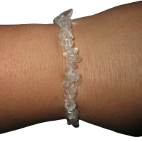 Bergkristall Monatsstein Splitter Armband Löwe