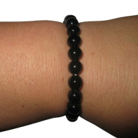 Onyx 8mm Kugelarmband Edelsteinarmband