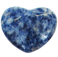 Sodalith Herz ca. 3,5cm Schütze