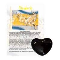 Onyx Herz ca. 3,5cm Steinbock