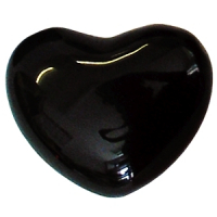 Onyx Herz ca. 3,5cm Steinbock