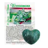Amazonit Herz ca. 3,5cm Wassermann