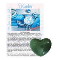 Aventurin grün Herz ca. 3,5cm Krebs