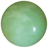 Grüne Jade Zauberkugel 5cm mit Zauberstein magisch