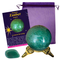Aventurin Zauberkugel 4cm mit Zauberstein magisch