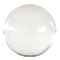 Kristallglas Zauberkugel 6cm mit Zauberstein magisch