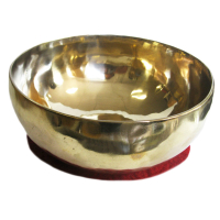 Sangha Gold Therapie Klangschale ca. 2250-2500g + Buch von Peter Hess