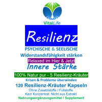 Resilienz & Selbstbewusstsein stärken 120 Kräuter Kapseln