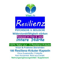 Resilienz & Selbstbewusstsein stärken 180 Kräuter Kapseln