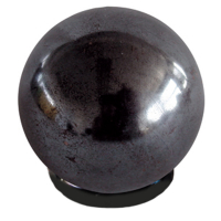 Hämatit Kugel 5cm inkl. Reduktionssockel mit Beschreibung