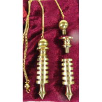 Präzisions Pendel aus Messing vergoldet ca. 6cm