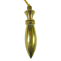 Präzisions Pendel aus Messing vergoldet ca. 6,5cm