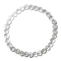 Bergkristall 6mm Sternzeichen Kugelarmband Löwe