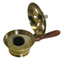 Räuchergefäß Räucherstövchen Weihrauchbrenner zum räuchern für Rauhnächte mit Räucherwerk 8-tlg Räucherset mit Räucherpfanne & Räucherzubehör