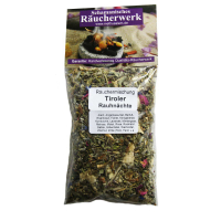 Tiroler Rauhnächte 20 Kräuter + Weihrauch/ Myrrhe + ca. 21cm Messing Räucherpfanne