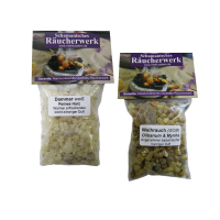 Rauhnächte Räuchern & Ausräuchern 18-tlg Ritualset mit Dammar