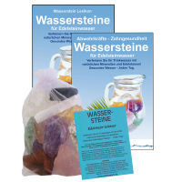 Edelsteinwasser innere Ruhe und Entspannung 4-tlg Set 300g Wassersteine
